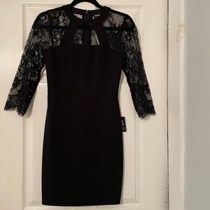 Express Black Lace Dress (XS)